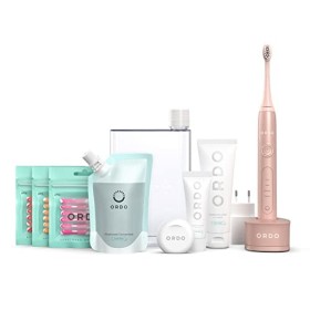 Ordo Sonic Brosse à dents électrique et kit de démarrage Bain de bouche Dentifrice Fil dentaire Brosses interdentaires Vegan 