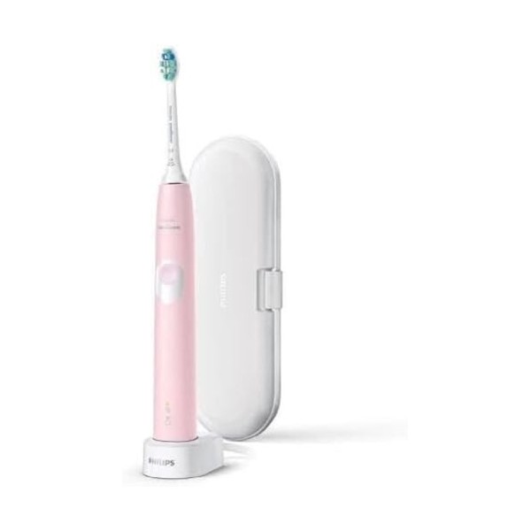PHILIPS SONICARE HX6806/03 ProtectiveClean 4300 Brosse à Dents Electrique 1 Mode 2 Intensités + 1 Tête + Étui de Voyage