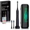 Tristan Auron Brosse à dents sonique,55 000 vibrations,5 modes,Batterie 60 jours + étui avec désinfection UV + 2 brosses de r