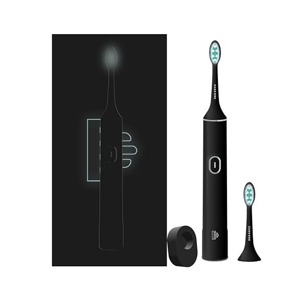 La Divergente Brosse à Dents Électrique Sonique - Avec Technologie LED - Prouvé Antibactérien par Etude - Batterie 1 mois - M