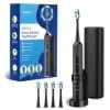 Brosse À Dent Électrique Sonique Pour Adultes Et Enfants - Brosse À Dents Sonique Avec 4 TêTes De Brosse À Dents De Remplacem