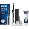 Oral-B Brosse à dents électrique rechargeable intelligente 4 4500N, 2 têtes, 1 brosse, 1 étui de voyage et 1 dentifrice, batt