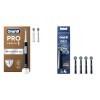 Oral-B Pro Series 1 Brosse À Dents Électrique Noire + Pack De 4 Brossettes Pro Cross Action Noire pour Brosse à dents électri