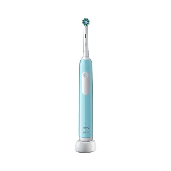 Oral-B Pro 1 Cross Action Adulte Brosse à dents rotative Bleu, Blanc