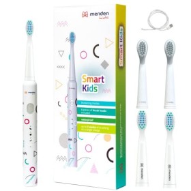 MERIDEN Smart Kids MK200G Brosse à dents sonique pour enfants à partir de 5 ans Brosse à dents électrique Smart Timer étanche
