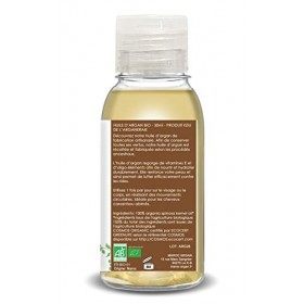 Huile DArgan 100% BIO & Artisanale du Maroc 50ml - Anti-rides et Nourissante - Soin Peau et Cheveux, Vierge et pressée à fro