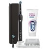 Oral-B Brosse à dents électrique rechargeable intelligente 4 4500 CrossAction, noir, 3 modes de brossage, 2 têtes, étui de vo