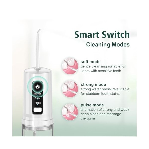 Hydropulseur pour dents sans fil