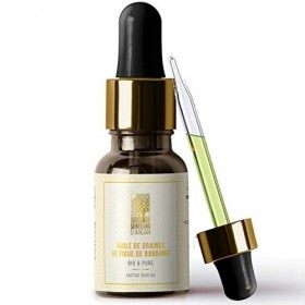 HUILE DE PÉPINS DE FIGUE DE BARBARIE BIO - 100 % Pure, pressée à froid, Meilleure huile anti-âge pour visage, contour des yeu