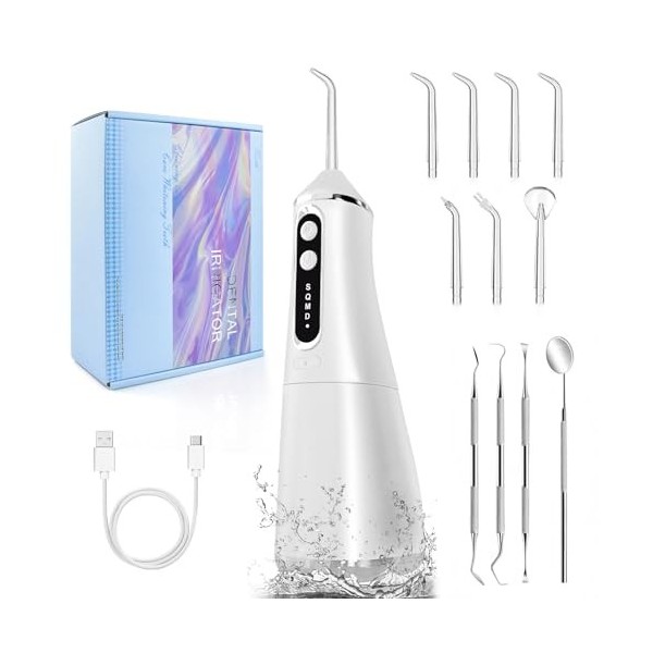 Water Flosser Jet Dentaire Hydropulseur Voyage Irrigateur Teeth Nettoyage Dents Deau Portable Nettoyeur Hydropropulseur Appa