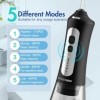 BarberBoss Hydropulseur, Irrigateur buccal portable, Hydropulseur dentaire électrique, Kit de nettoyage des dents, Hydropulse