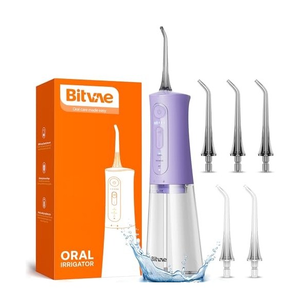 Hydropulseur buccal pourpre