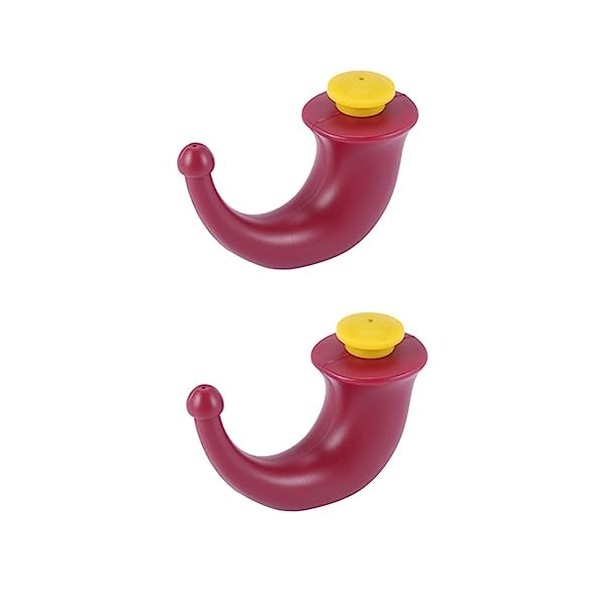 Freerirton 2 Pcs Yoga Bouteille deau Yoga Nasal Neti Pot Rinçage Nez Système de Lavage Sinus Irrigation Sinus 200ML