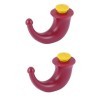 Freerirton 2 Pcs Yoga Bouteille deau Yoga Nasal Neti Pot Rinçage Nez Système de Lavage Sinus Irrigation Sinus 200ML