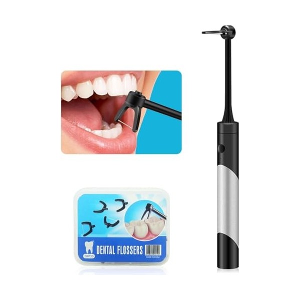 Hydropulseur électrique pour dents avec 50 recharges, pour adultes, excellente alternative aux hydropulseurs