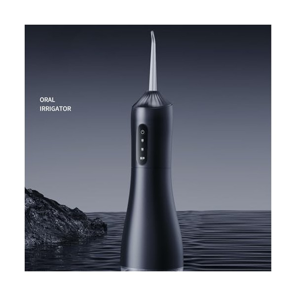 Hydropulseur électrique sans fil pour les dents, 3 modes, 4 embouts de jet, nettoyage et fil dentaire, irrigateur dentaire po
