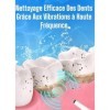 Veloury Détartreur Dentaire & Brosse à Dents Électrique 2 en 1 | Accessoires pour Hydropulseurs et Irrigateurs Idéal pour Dét