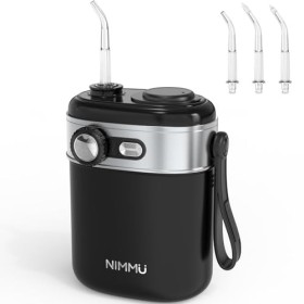 Mini hydropulseur dentaire portable de voyage, hydropulseur sans fil pour les déplacements, petit nettoyeur dentaire électriq
