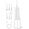 Jet Dentaire Hydropulseur - 310 ML Portable Sans Fil Irrigateur Dentaire Rechargeable Hydropulseur Dentaire, 6 Embouts, USB C