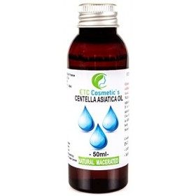 Huile de Centella Asiatica 50 ml - Connue également sous le nom dhuile de colza Gotu, agit comme agent anti-âge, tonifiant, 