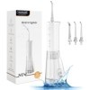 Hydropulseur dentaire électrique sans fil - Avec réservoir deau de 300 ml - Nettoyeur interdentaire portable - Pour voyage e