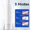 Hydropulseur dentaire électrique sans fil - Avec réservoir deau de 300 ml - Nettoyeur interdentaire portable - Pour voyage e