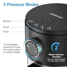 Hydropulseur dentaire pour les dents, nettoyeur de dents à 8 jets et 10 niveaux de pression, grand réservoir deau de 600 ml,