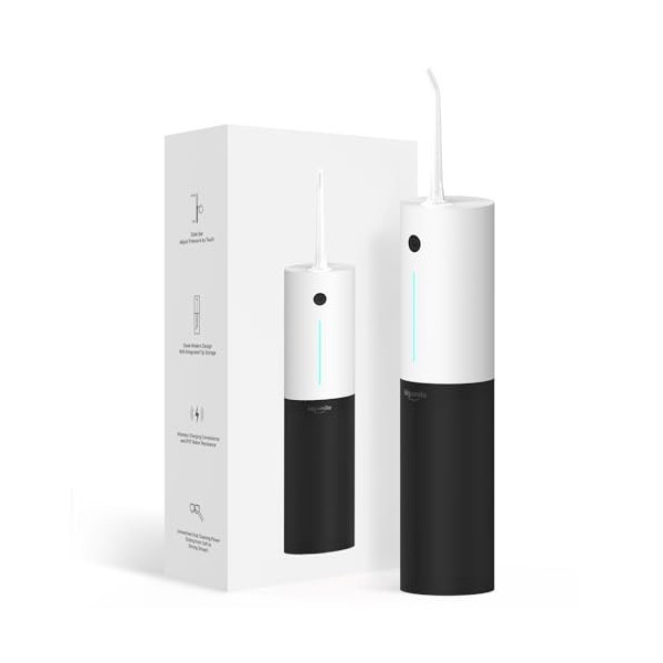 Hydropulseur sans fil puissant pour des gencives saines - Irrigateur buccal dentaire rechargeable pour gencives sensibles, ap