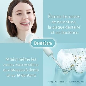 Panasonic - Personalcare EW1313G303 | Jet Dentaire - Système Air + Eau 2 Puissances Réglables 2 Canules Sans Fil Réservoir 13