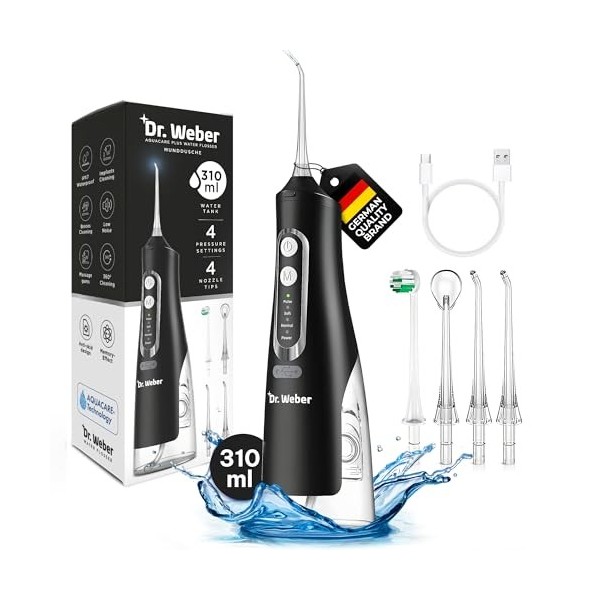 Hydropulseur et Irrigateurs Oral Dr. Weber Aquacare – Technologie médicale Aquacare pour un soin optimal des gencives et des 
