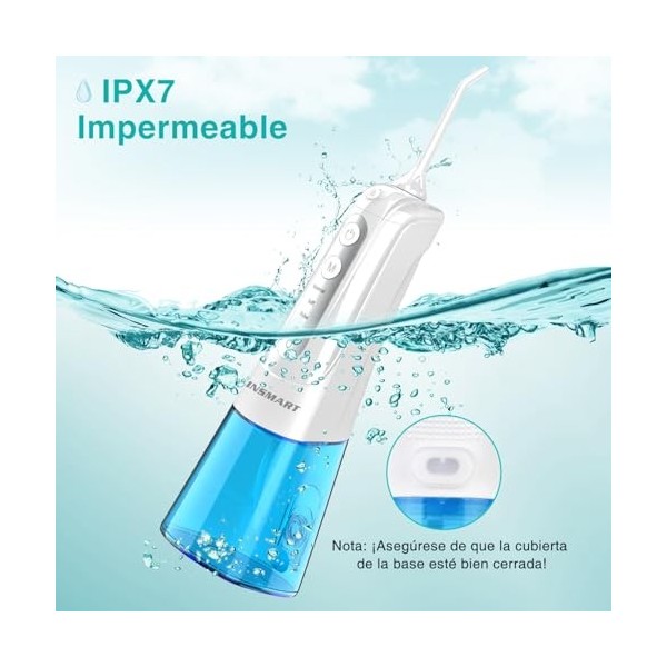 Hydropulseur buccal portable blanc