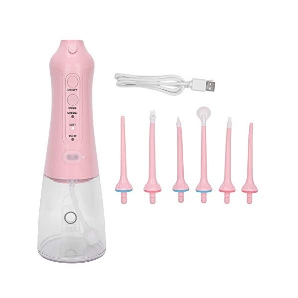 Hydropulseur électrique, Hydropulseur électrique, Hydropulseur, Hydropulseur Portable, Brosse à Dents, Chargement USB, Dispos