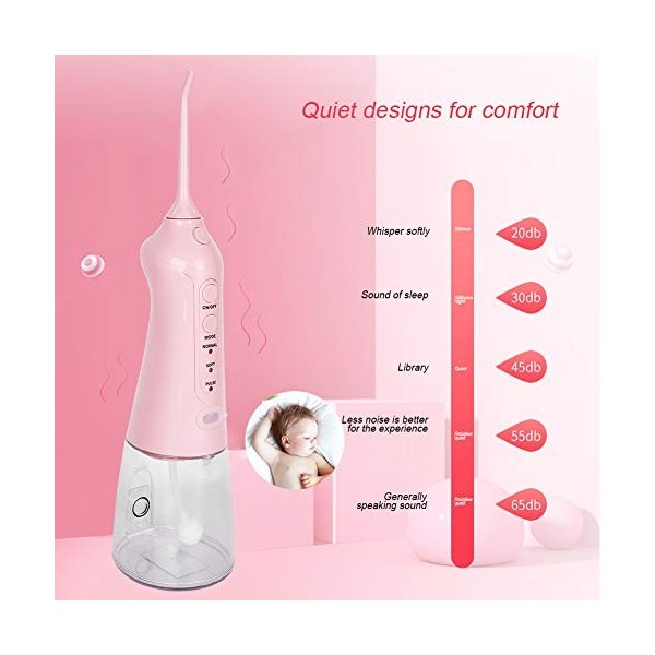 Hydropulseur électrique, Hydropulseur électrique, Hydropulseur, Hydropulseur Portable, Brosse à Dents, Chargement USB, Dispos