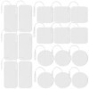 Lot de 30 électrodes TENS 5 x 10 mm - Électrodes Tens - Réutilisables - Pour soulager les muscles, les volants et les douleur