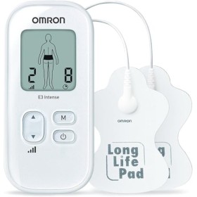OMRON E3 Intense TENS - Traitement de la douleur adaptable avec 6 programmes, 3 programmes de massage, 15 niveaux dintensité