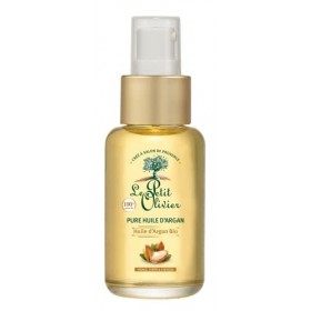 LE PETIT OLIVIER - Pure Huile dArgan Bio - Anti-Âge - Hydrate, Nourrit & Raffermit - Corps, Visage & Cheveux - 100% Naturell