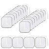 TENS Lot de 40 électrodes autocollantes réutilisables pour thérapie de la douleur TENS, acupuncture, appareil de massage, 4 x