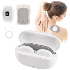 Puersit TENS EMS Electrostimulateur Musculaire Sans fil 6 modes de electrostimulateur musculaire 16 intensité pour le soulage