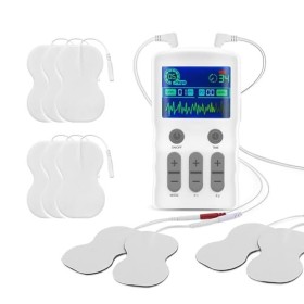 Auxoliev Électrostimulateur Musculaire,Appareil TENS avec Fonction EMS & Massage -soulagement des douleurs, Massages, Soins d
