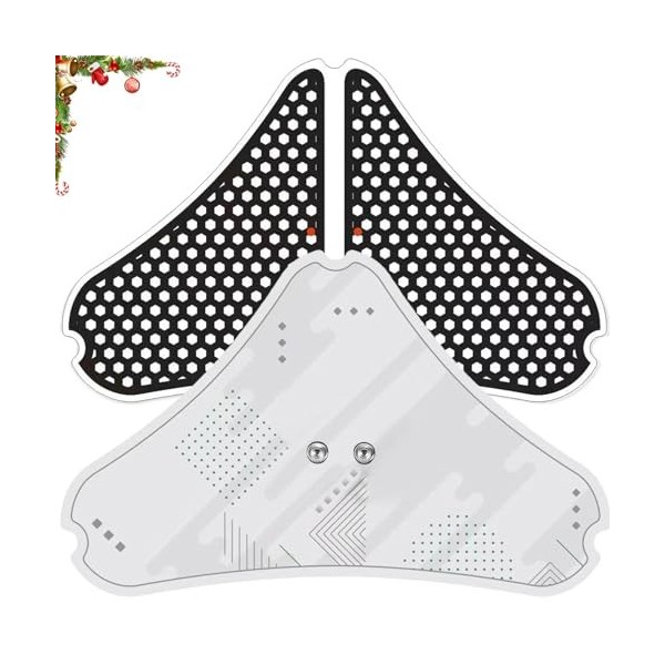 Lot de 2 électrodes TENS EMS MDIBZCA larges pour la nuque, les épaules, le dos