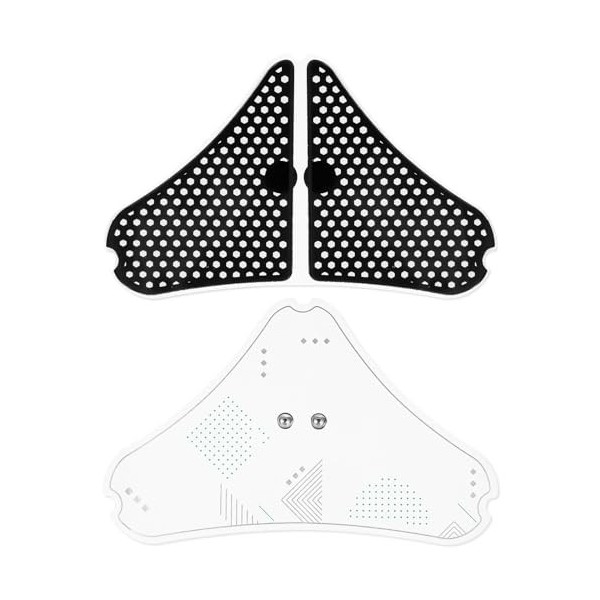 Lot de 2 électrodes TENS EMS MDIBZCA larges pour la nuque, les épaules, le dos