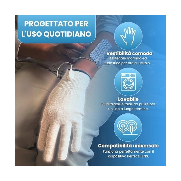 TensCare Perfect TENS - Appareil TENS cliniquement testé pour soulager les maux de dos, la hanche, la jambe, le bras, larthr