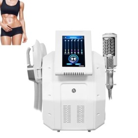 LBMED Machine Massage Amincissante EMS Muscle Sculp,Machine Massage Anti-Cellulite avec 2poignées Magnétiques Et Tête Pétriss
