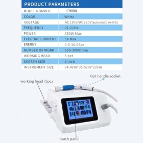 Machine extracorporelle de thérapie donde de choc Soulagement des douleurs articulaires et musculaires Régénération des tiss