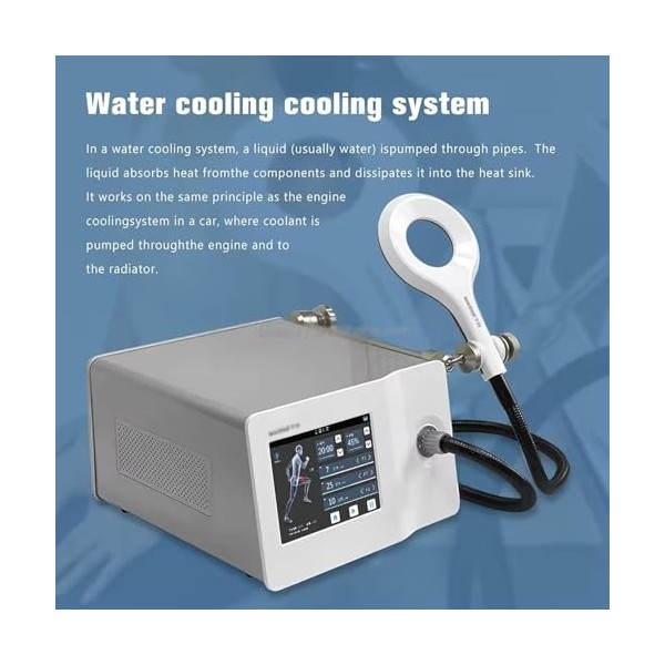 Machine De Physiothérapie 4T, Machine De Thérapie Magnétique EMT2 Avec Poignée, Intensité Réglable Et Fréquence 1000-3000KHZ,