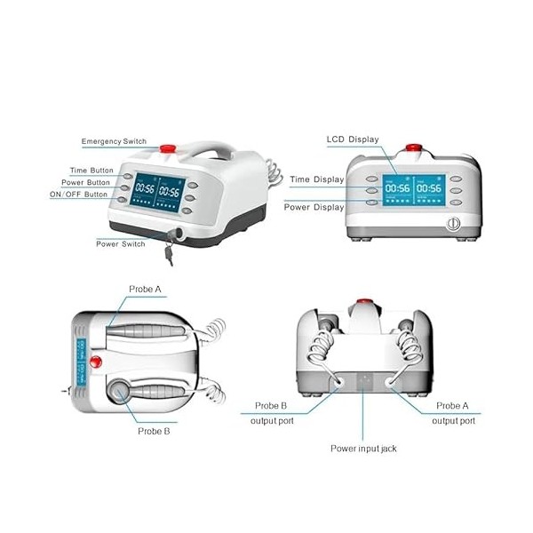 Guérison de tissu mou de dispositif de physiothérapie de thérapie danalgésique