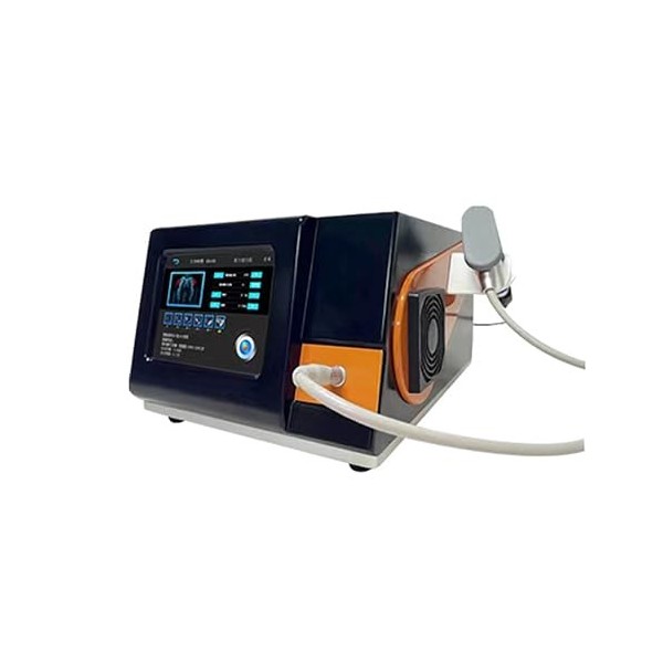 LBMED Machine Pneumatique Thérapie par Ondes Choc,masseurpour Éliminer Cellulite avec 1poignée Et 6sondes, Intensité Réglable