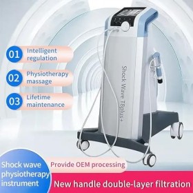 LBMED Machine À Ondes Choc Ed,Machine Pneumatique Thérapie par Ondes Choc avec Tête Dimpact Remplaçable,énergie Réglable 0,5