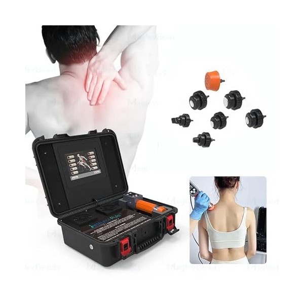 Machine Thérapie Par Ondes Choc À Impulsion Magnétique,thérapiepar Ondes Choc Focalisée Extracorporelle Avec 7têtes,fréquence