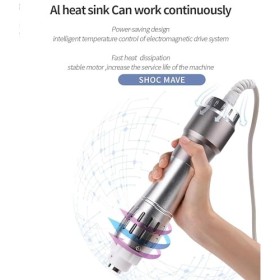 GSHAOBEN Appareil De Physiothérapie par Ondes De Choc, Machine Pneumatique De Thérapie par Ondes De Choc avec 2500 Temps Préd